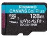  Зображення Карта пам'яті Kingston microSD  128GB C10 UHS-I U3 A2 R170/W90MB/s 